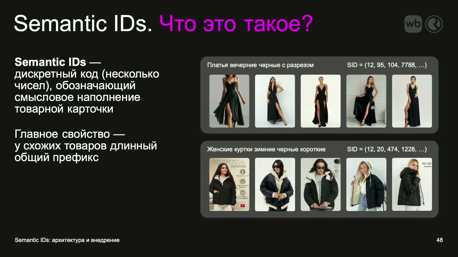 Semantic ID и общий префикс