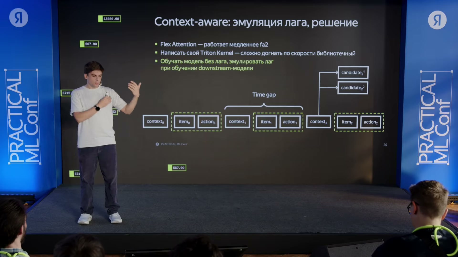 Задержка поступления событий